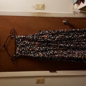 Hi-lo floral dress